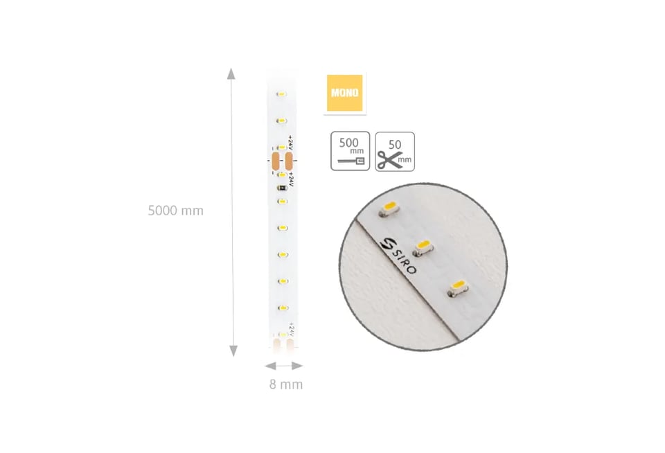 ელსი0256- მონო ლენტი ბრილიანტი. 14.4 4000კ. SL-MONO-NW15W-5000