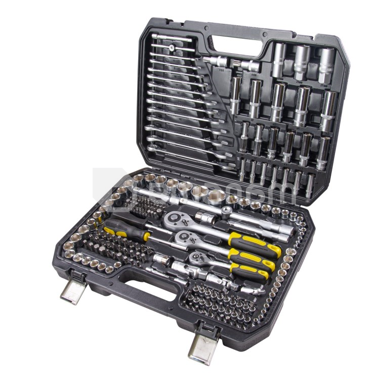 ნაკრები ბიტების და თავაკების Topmaster 339207 1/4" 3/8" 1/2" 216 ც