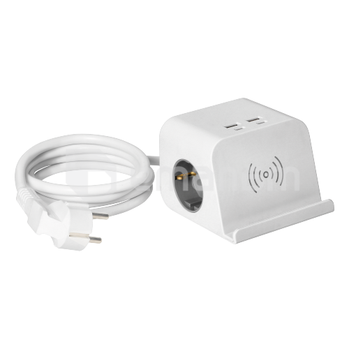 დამაგრძელებელი ORNO სამაგიდო 2 1.5მ 4 USB-А Schuko თეთრი