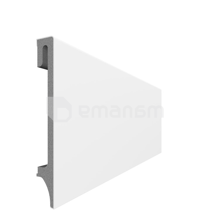 პლინტუსი VOX Profile Espumo ESP501 2400x120x16 მმ თეთრი