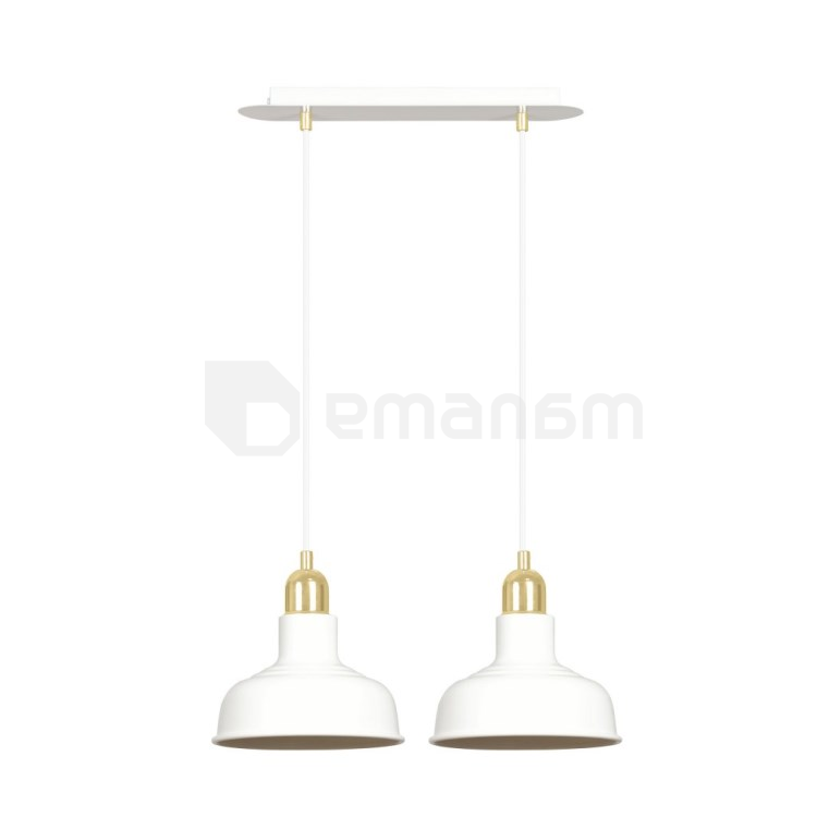 საკიდი EMIBIG Ibor 2 E27 2x MAX 60W თეთრი