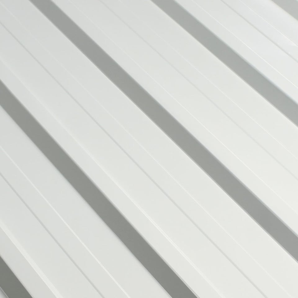 პროფილირებული ფერადი თუნუქის სახურავი 0.4X1140 პრიალა RAL9002 NOVA