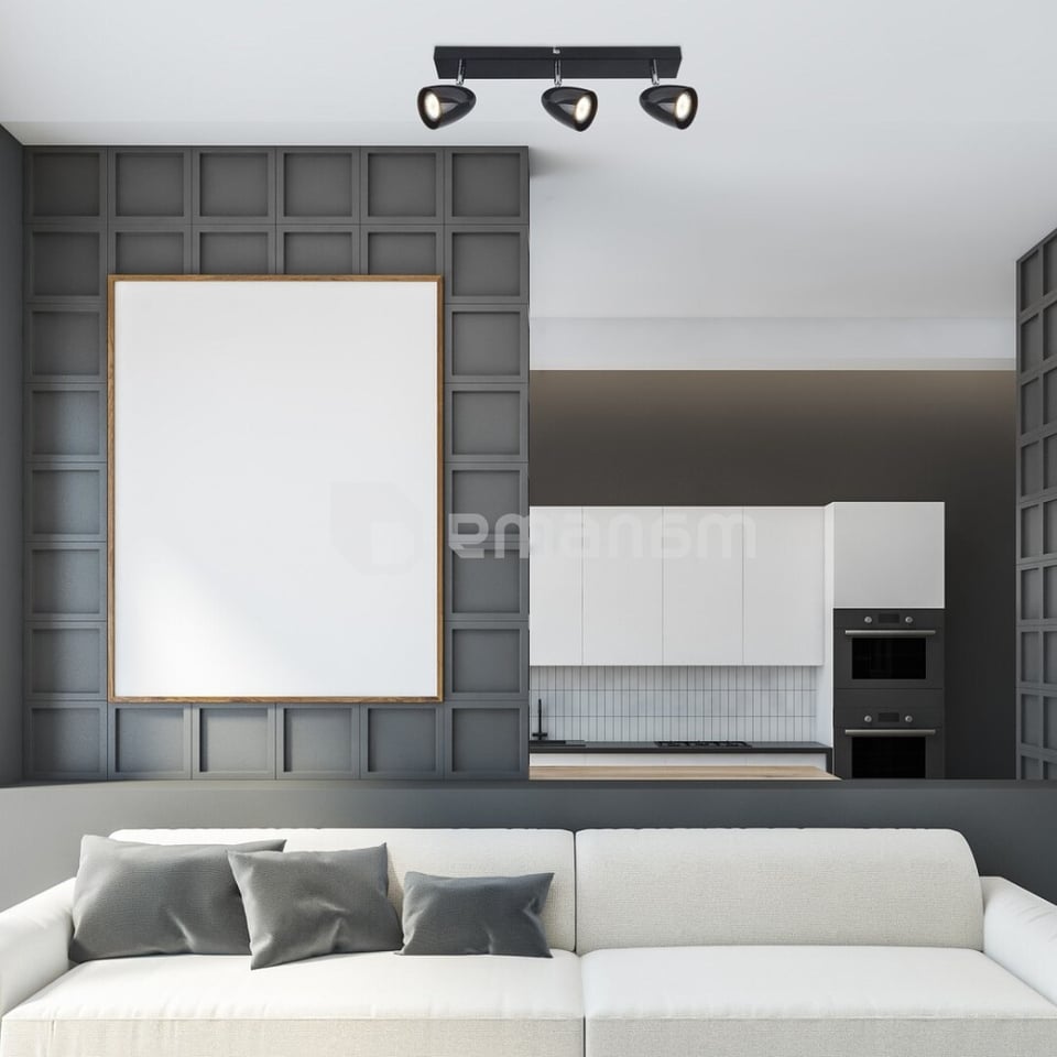 სპოტი Rabalux Perico 3 GU10 h150 L430 შავი