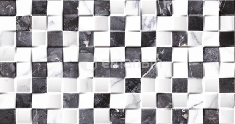 კაფელი Halcon Ceramicas Palatina Kubic Blanco 300x600 მმ