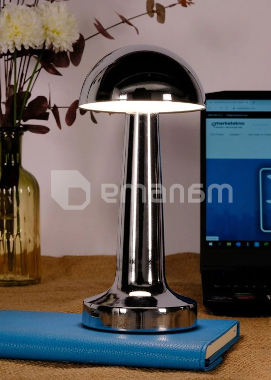 მაგიდის სანათი აკუმულატორის ACK AF11-00295 3.7W ქრომი