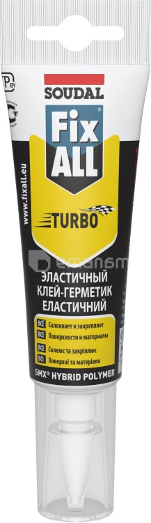 წებო-ჰერმეტიკი ჰიბრიდული Soudal Fix All Turbo 125 მლ