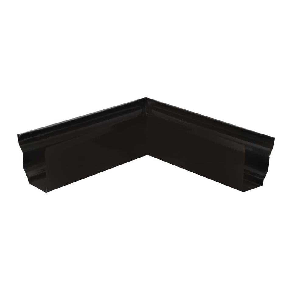 ოთხკუთხა საწვიმარი ღარის გარე კუთხე RAL 8019