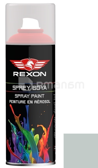 საღებავი სპრეი Rexon ღია ნაცრისფერი RAL 7035 400 მლ