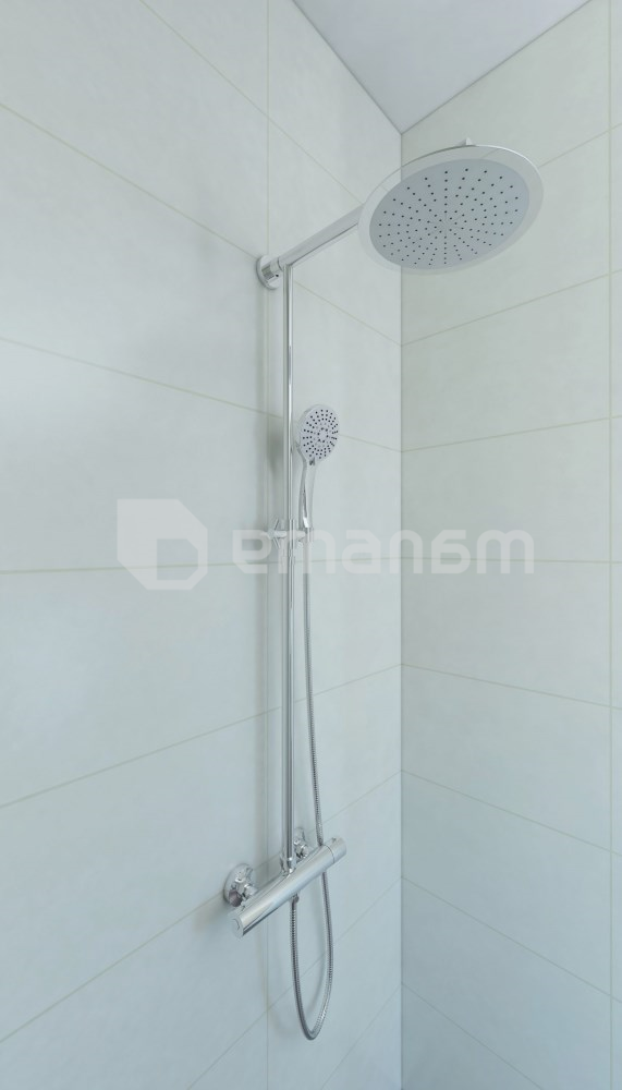 საშხაპე სიტემა Rubineta Etna Thermo-15 ქრომი თერმოსტატით 625028