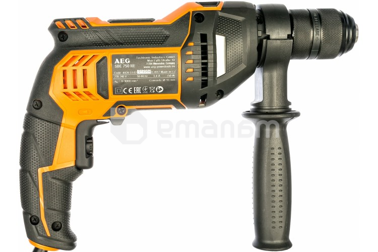 დარტყმითი დრელი AEG SBE 705 RE 705W