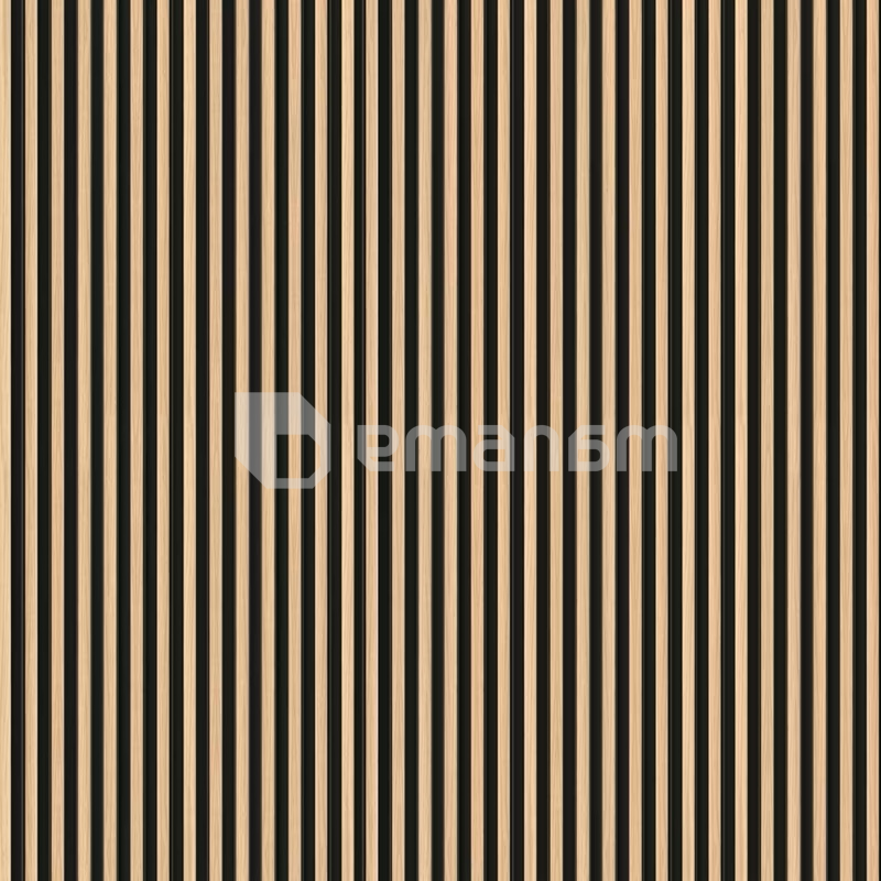 ლამენის პანელი Linerio S-LINE ბუნებრივი შავი 2650x122x12 1pc=0,323m2