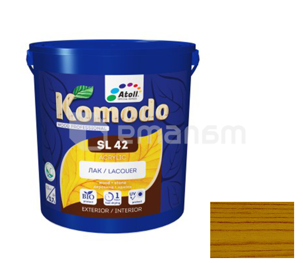 ლაქი Komodo SL-42 Acrylic წაბლი 2.3 ლ