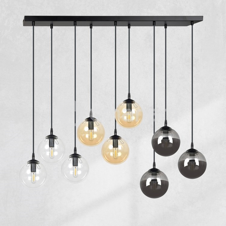 საკიდი EMIBIG Cosmo 9 E14 9x MAX 40W შავი მიქსი1