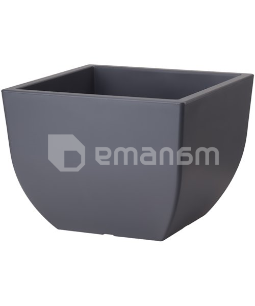 პლასტმასის ქოთანი FORM PLASTIC Muna square 2733-014 Ø30 ანტრაციტი