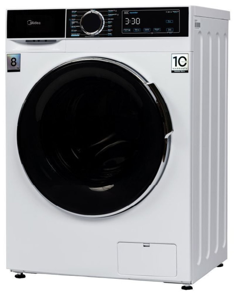 სარეცხი მანქანა Midea MFA01W80B/W Washing Machine White