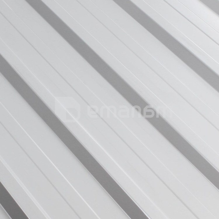 ფენილი პროფილირებული ტრაპეცია 114x200 სმ 2.28 მ² ვერცხლისფერი