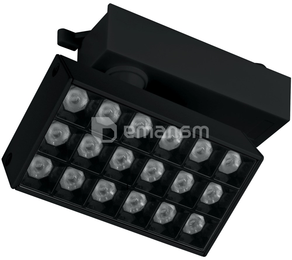 სანათი ტრეკი DPM LED X-LINE 10W 4000K 900Lm შავი STR2-10W-B
