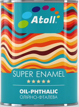 0.9კგ ემალი ალკიდის ყავისფერი Super