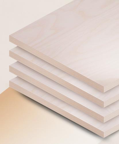 SVEZA არყის ფანერი В/ВВ (1/2) 12X1525X1525