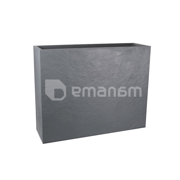 ქოთანი პლასტმასის EDA Plastiques LOFT XL VOLCANIA 99,5 X 29,5 X 78,5სმ 63ლ