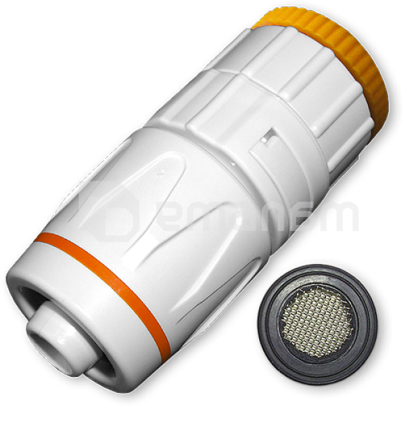 კონექტორი 1/2" Bradas Japan System WL-2119 რედუქტორით 3/4" / 1/2" და ფილტრით