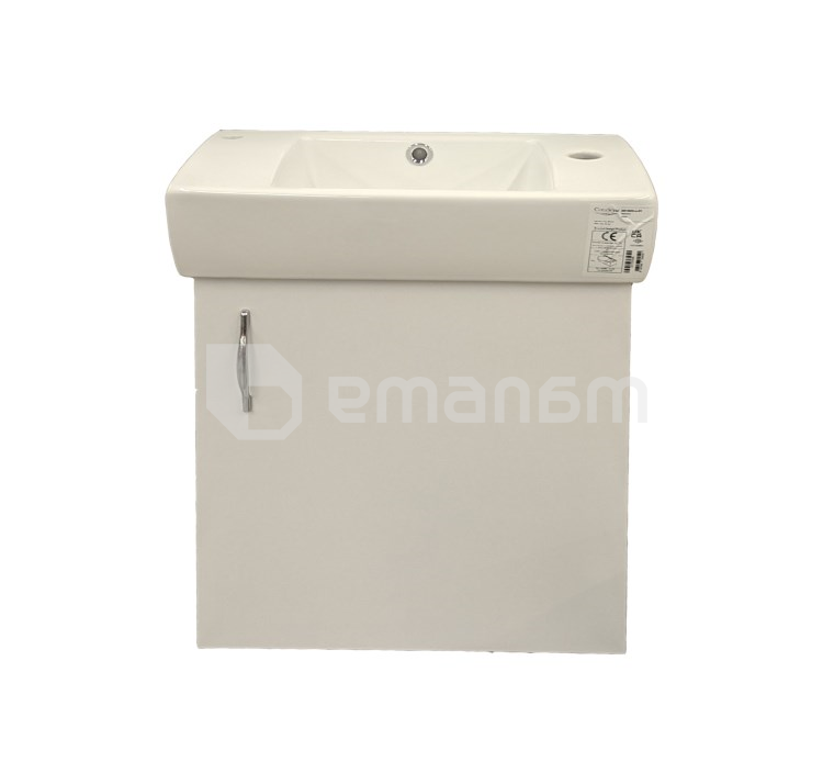 აბაზანის ავეჯი ხელსაბანით  Denko  ''Minika 50 White'' 50x25სმ