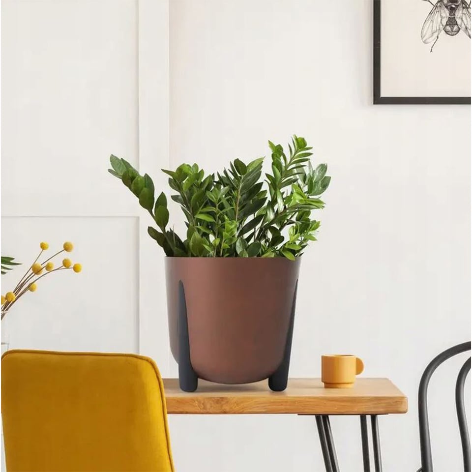 ქოთანი ყვავილის Lamela FRIDA 180 round planter - copper 3,3L