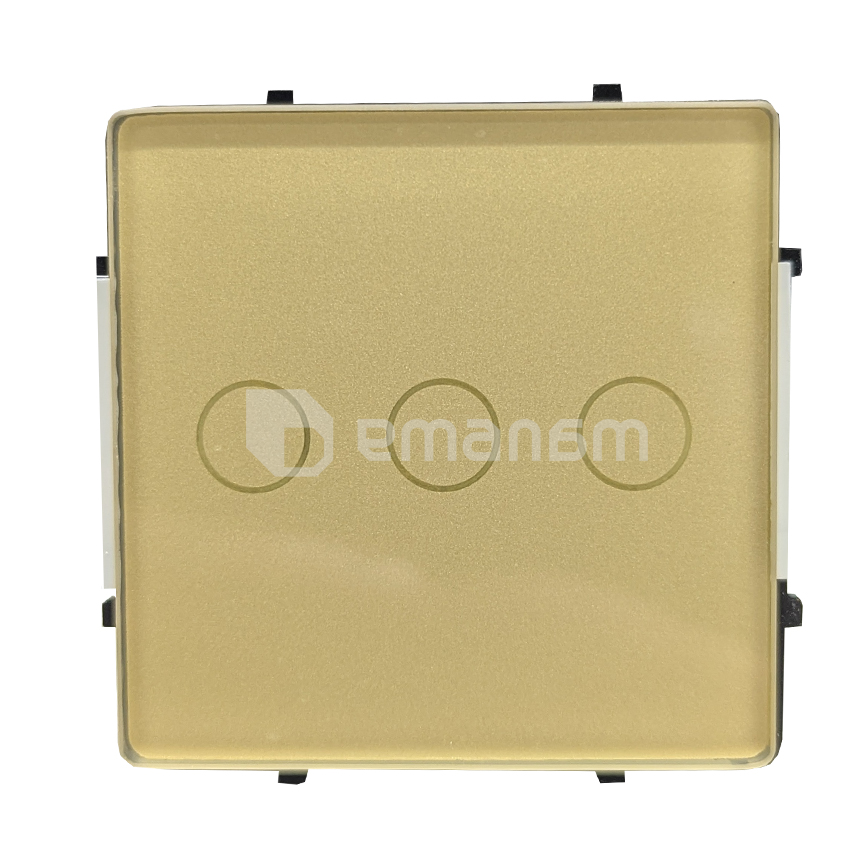 ჩამრთველი ჩარჩოს გარეშე სენსორი Socket Elegant Wireless Wi-Fi 3 ოქროსფერი