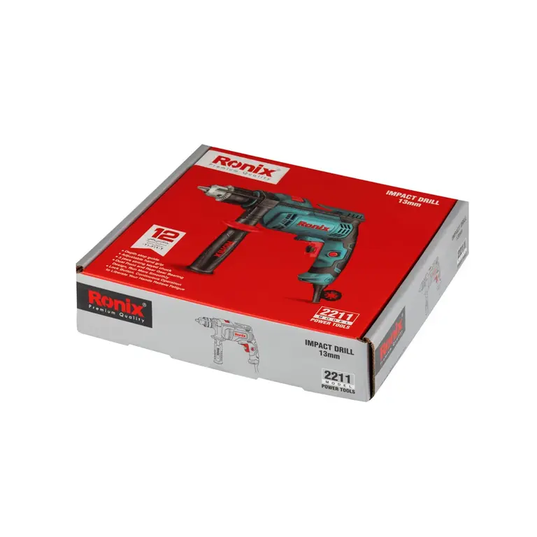ელექტრო დარტყმითი ბურღი Ronix-2211 600w