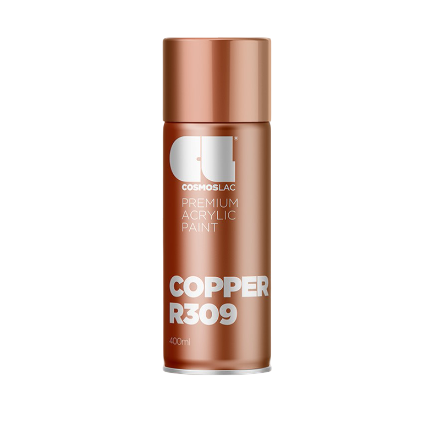 ლაკ-სპრეი საღებავი Cosmos Lac COSMOS R309 ღია სპილენძისფერი 400 მლ
