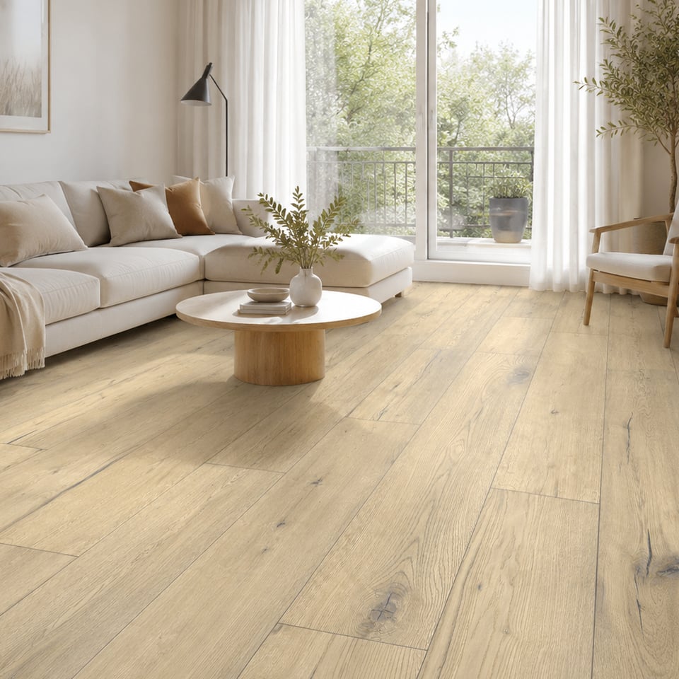 ლამინატი Classen 1033-4 WR Eiche Sand 128.5x19.2 სმ AC5