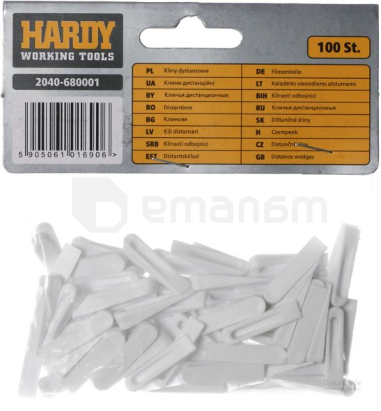 დისტანციური სოლები Hardy 040-680001 100 ც