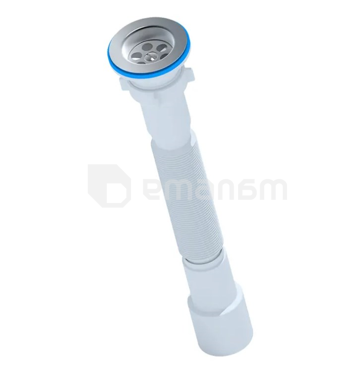 სიფონი გოფრირებული გაგრძეძელბა ANI PLAST 1 1/2"*40-50 G116EU