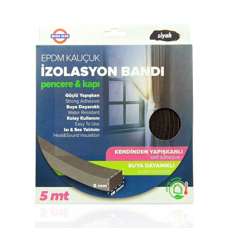 შემამჭიდროებელი წებვადი ლენტი ყავისფერი 15მმ X 5მ