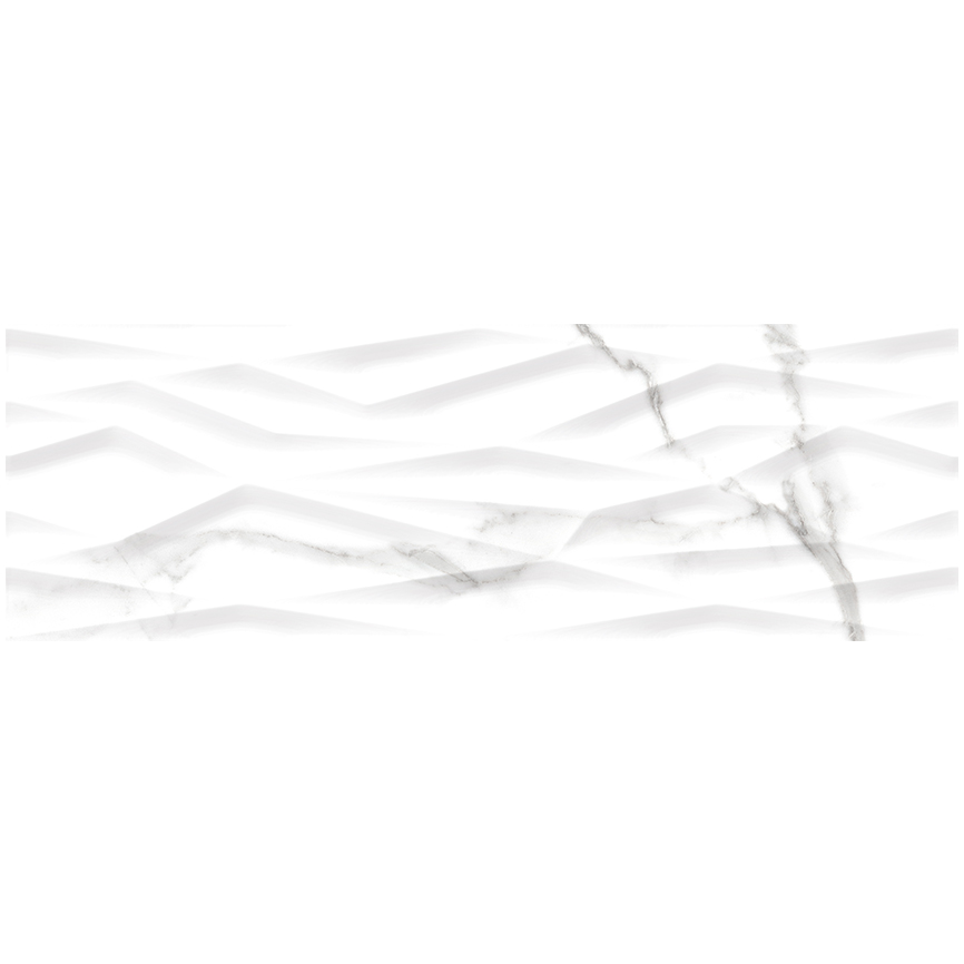 კაფელი HALKON CERAMICAS S.A. 30X90 PB LENOX GIGA WHITE BRILLO R PRI