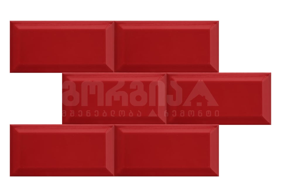კაფელი METRO RED 10*20