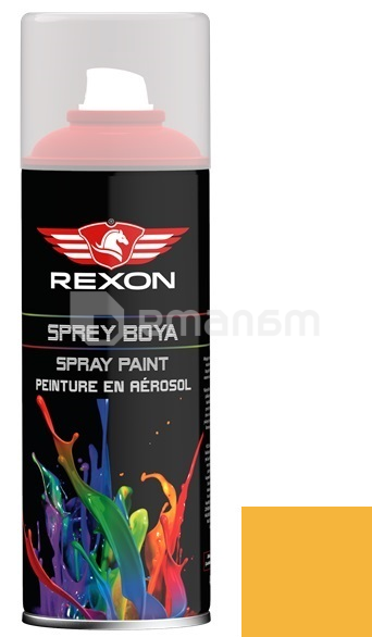 საღებავი სპრეი Rexon მკვეთრი ყვითელი 400 მლ