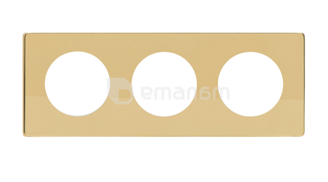 ჩარჩო Varilight 3 თითბერი პოლირებული