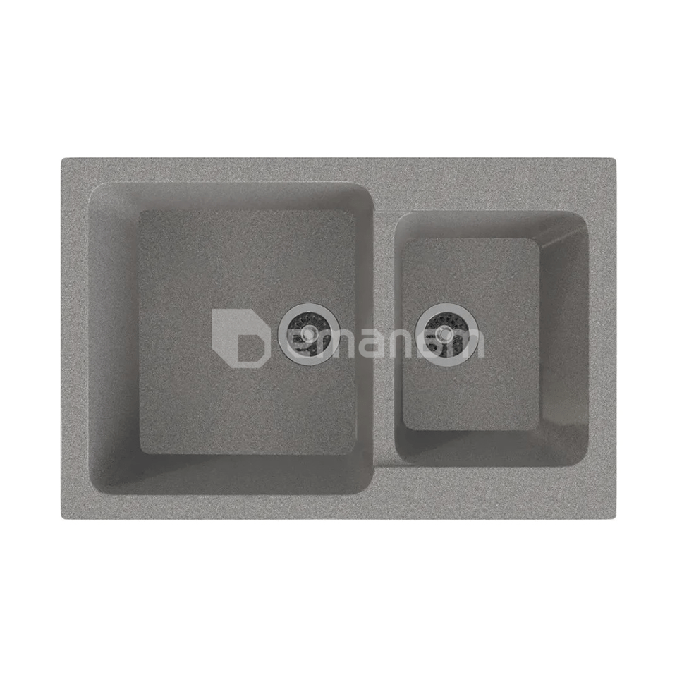 სამზარეულოს ნიჟარა მუქი ნაცრისფერი მარმარილო Gammastone G-13