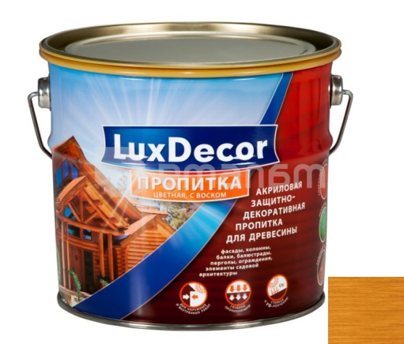 გამჟღენთი LuxDecor plius+ ღია მუხა 1 ლ