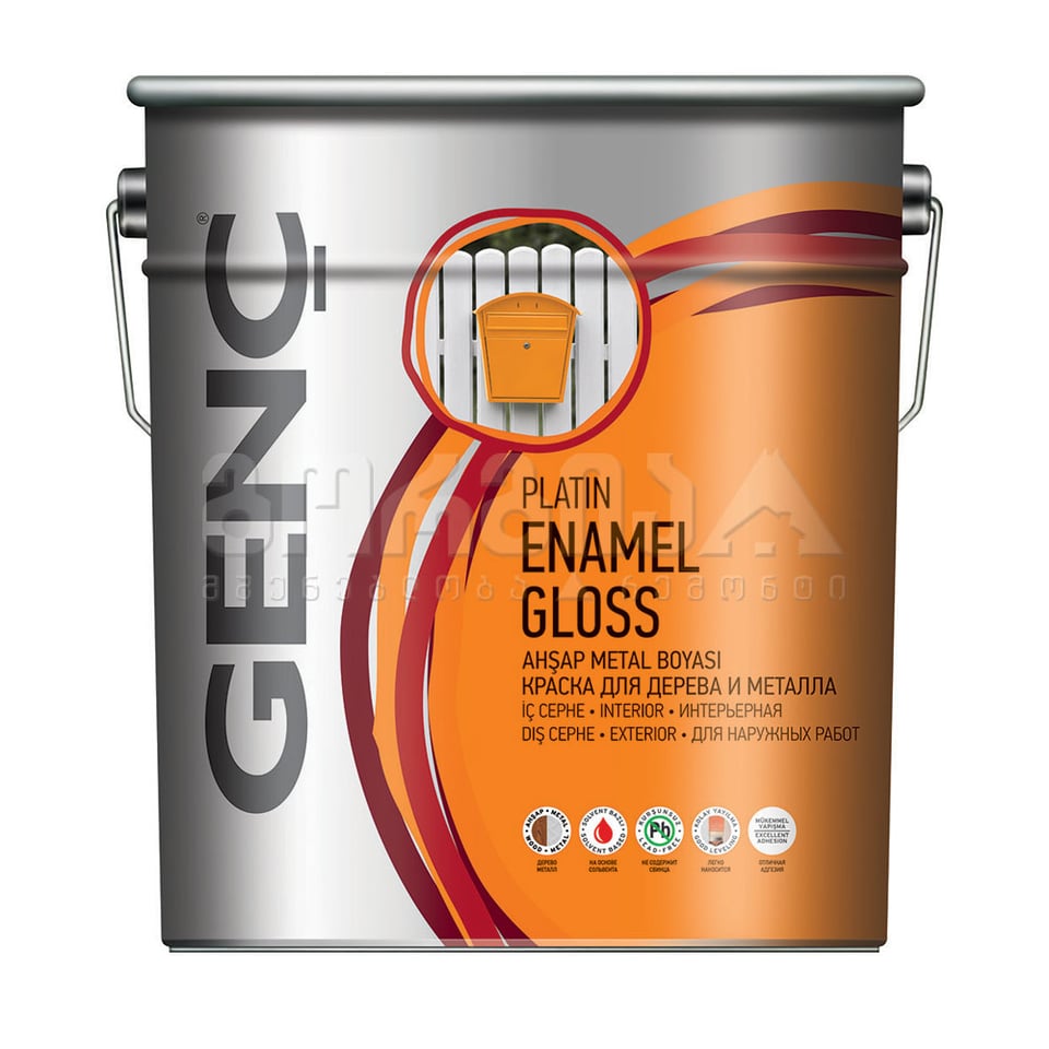 საღებავი ხისა და მეტალისთვის 0.75 ლტ "SILVER"-1000 (თეთრი)