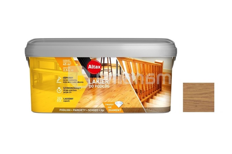ლაქი პარკეტის Altax 2,5 ლ მუხა ნახევრად მქრქალი