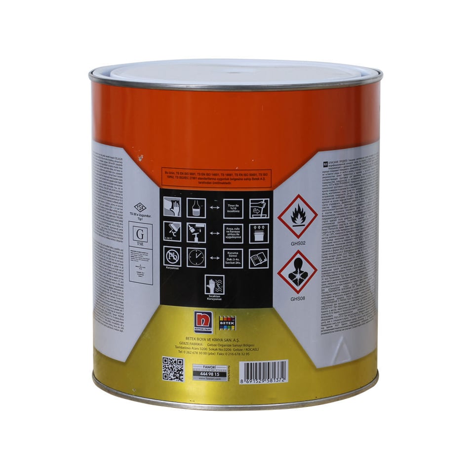 2,5ლ სინთეთიკური საღებავი თეთრი FAWORI SYN.PAINT 2.5 LT