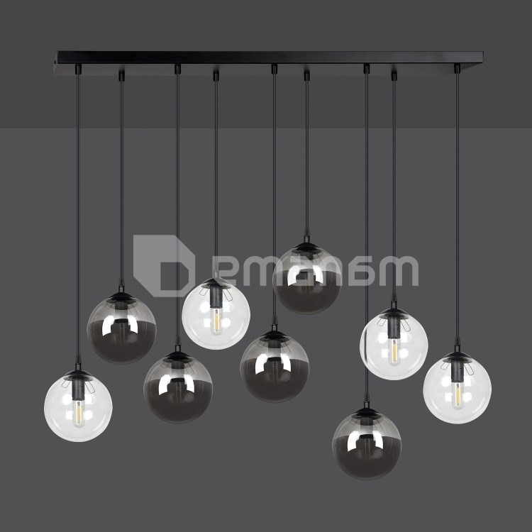 საკიდი EMIBIG Cosmo 9 E14 9x MAX 40W შავი მიქსი 2