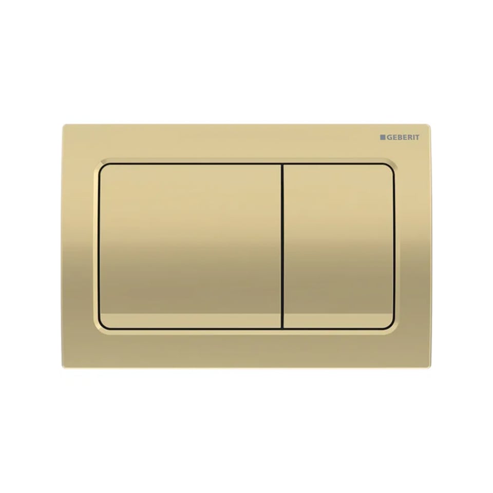 115.055.QE.1 Alpha30 ჩამრეცხი მექანიზმის ღილაკი brass colore