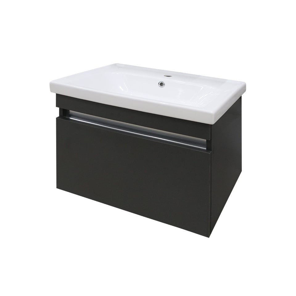 აბაზანის ავეჯის ქვედა ნაწილი MORE 65 სმ ANTRASIT