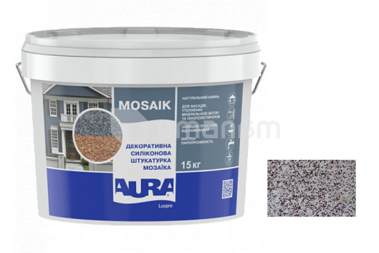 ბათქაში დეკორატიული Aura Luxpro Mosaik M15 (1,5 მმ) В222 15კგ