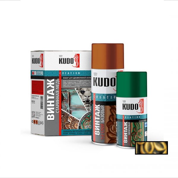 ემალების ნაკრები ,,ვინტაჟი'' - დაძველების ეფექტი ძველი ოქრო