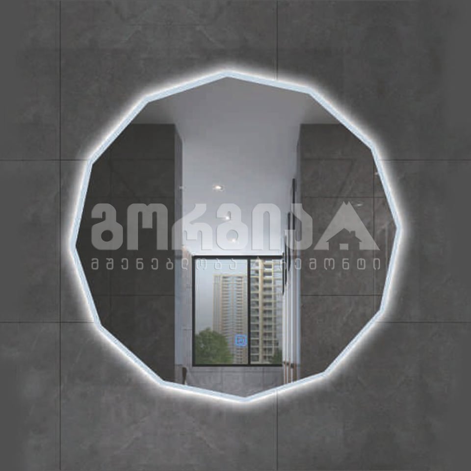 სააბაზანოს სარკე განათებით LED-084 70*70