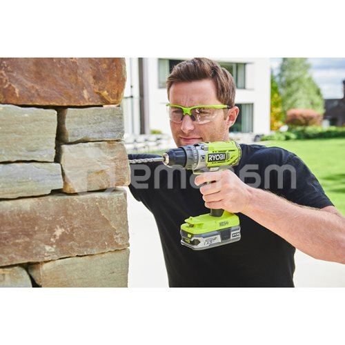 დრელი-სჭვალსახრახნი დარტყმითი აკუმულატორის Ryobi ONE+ R18PD2-220S 18V